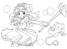 Cardcaptor Sakura Coloring Page